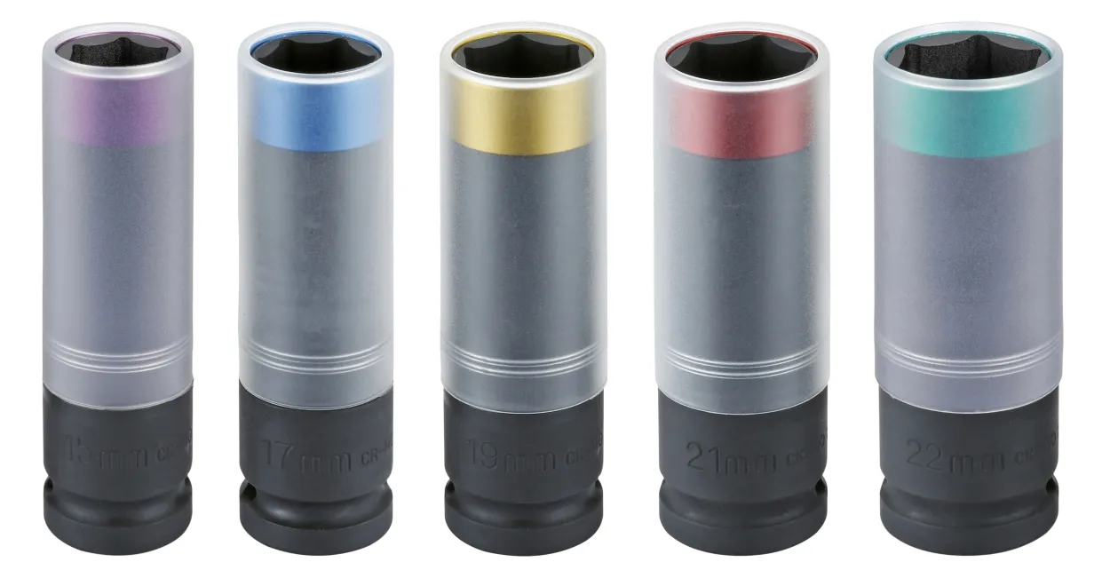 Power-Kraft-Stecknusssatz 1/2" 6-kant 5-tlg. – loose 01