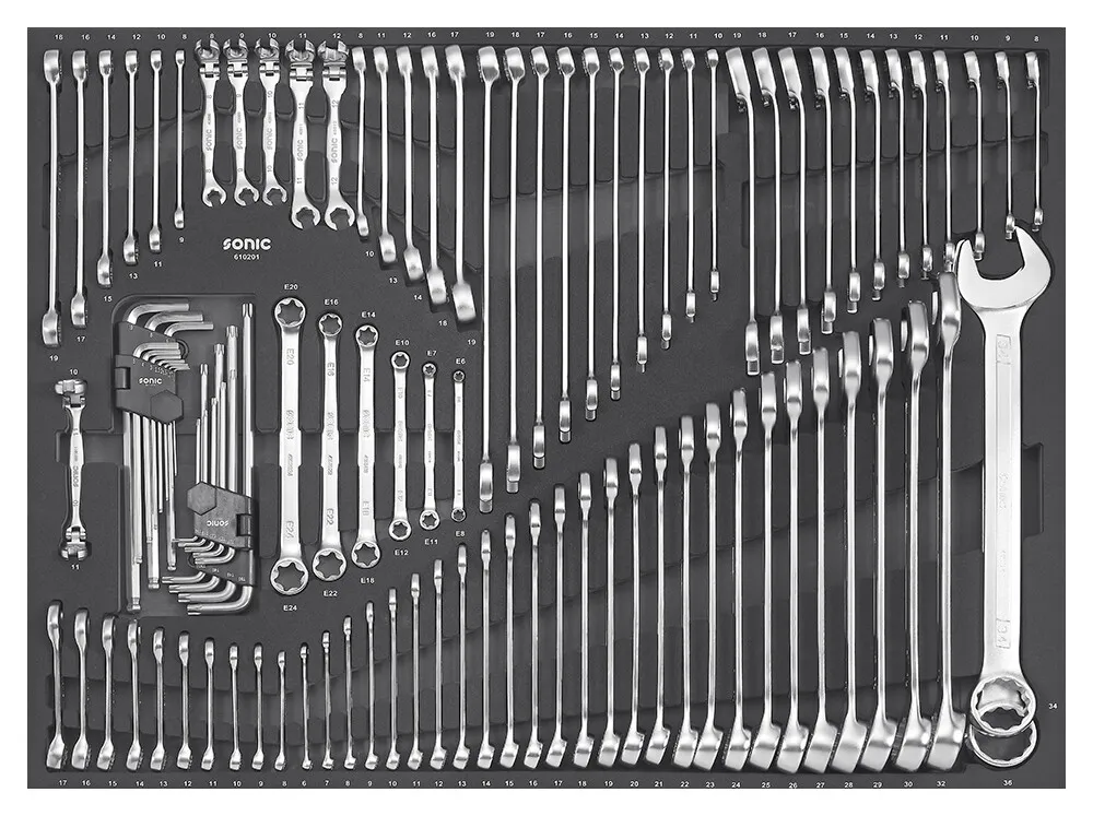 Schraubenschlüsselsatz SFS-XL 102-tlg. – Produktbild