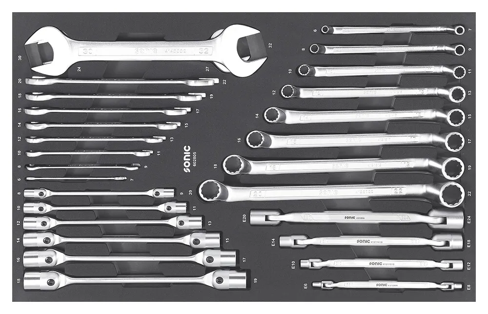 Schraubenschlüsselsatz SFS-M 28-tlg. – Produktbild