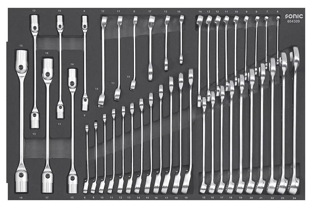 Schraubenschlüsselsatz SFS-M 43-tlg. – Produktbild