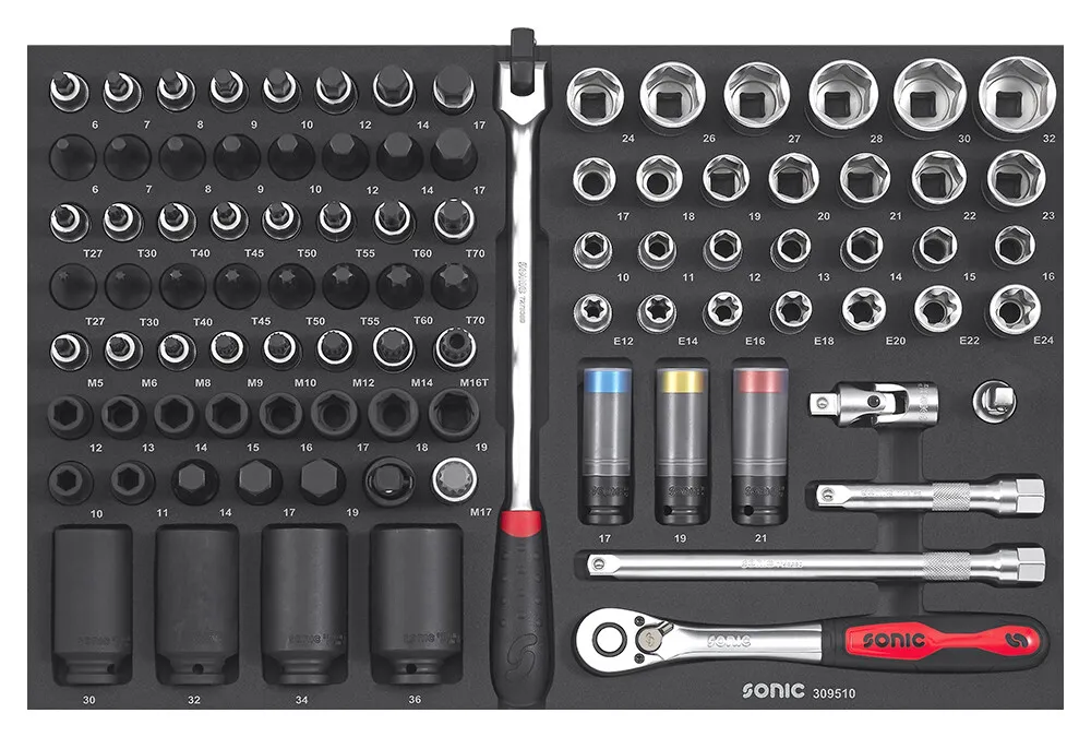 Kombinationssatz 1/2" SFS-M 95-tlg. – Produktbild