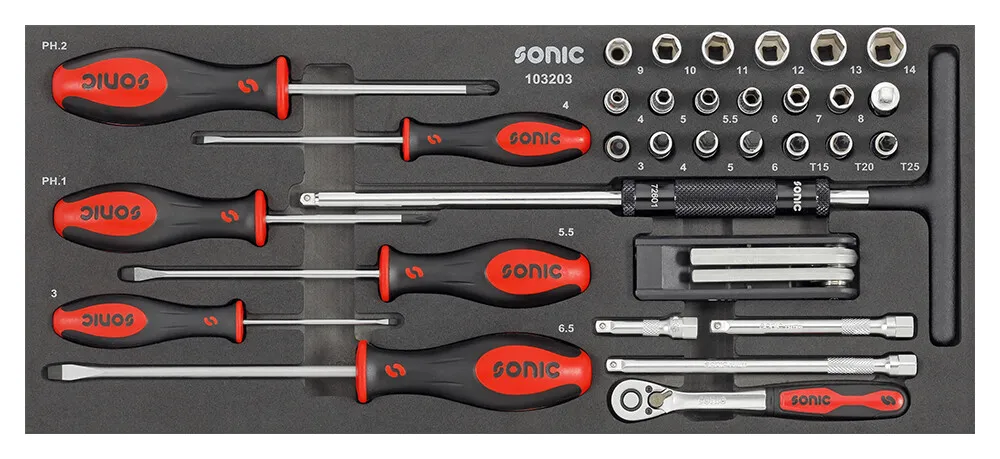Nusssatz 1/4" SFS-XS 32-tlg. – Produktbild