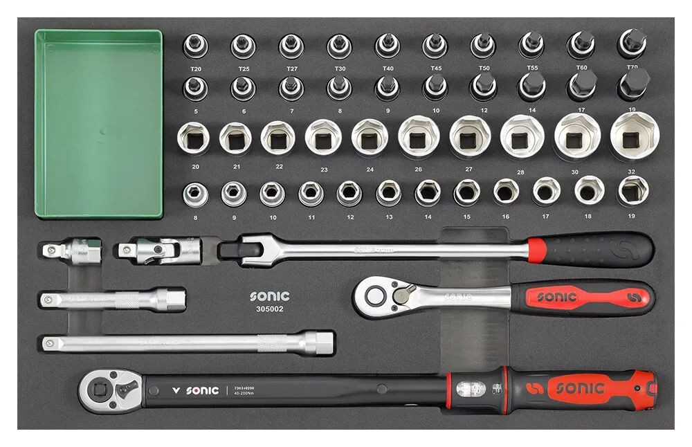 Kombinationssatz 1/2" SFS-M 50-tlg. – Produktbild