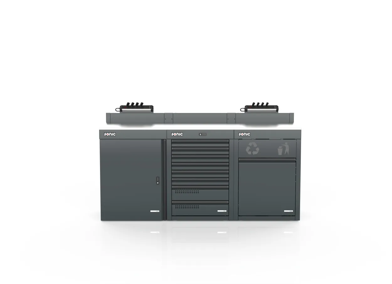 MSS+ Schrankwand halb hoch 2160mm – 2