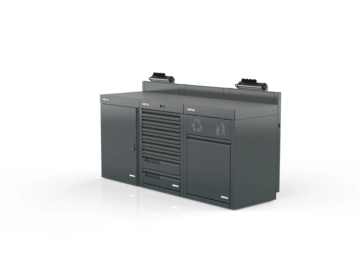 MSS+ Schrankwand halb hoch 2160mm – Produktbild