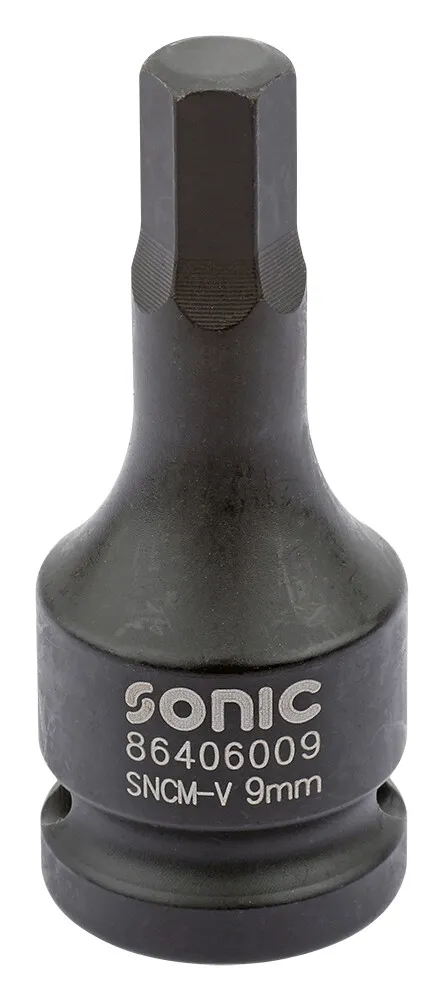 Kraft-Biteinsatz 1/2" Innensechskant ein Stück 60mmL 9mm – 2020608