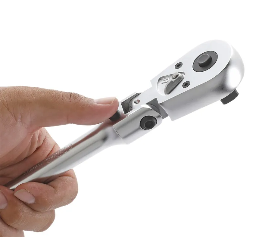 Flexible Ratsche 1/4" 45 Zähne mit Feststellfunktion – 1