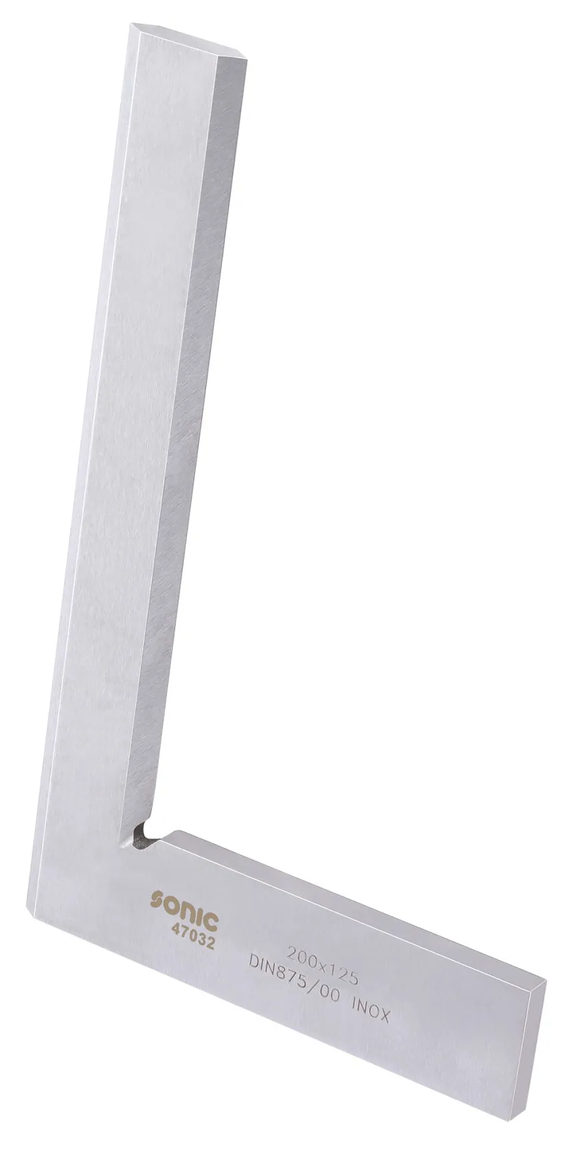 Edelstahl Haarwinkel 200x125mm – linke Seite