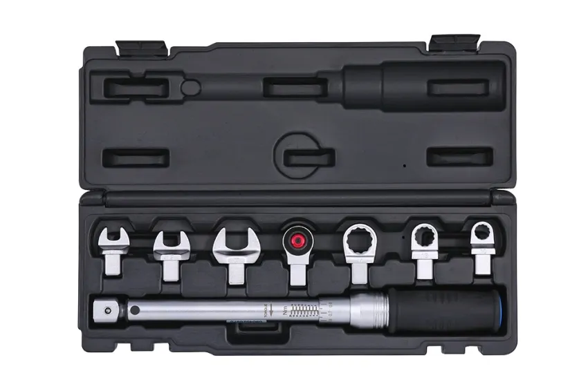 1/4" Drehmomentschlüsselsatz Wechselköpfe 4-20Nm 8-tlg. – Produktbild