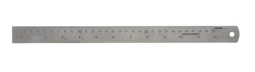 Edelstahllineal 30cm – Produktbild