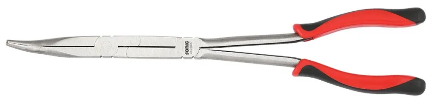 Scherengelenkzange gebogen extra lang – (silver)
