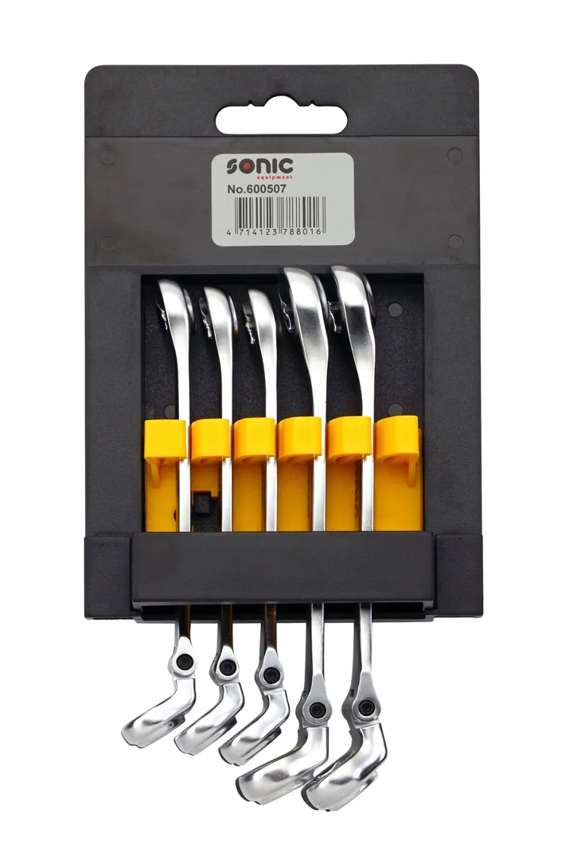 Flexible offene Ringschlüssel-Satz 5-tlg. – Produktbild