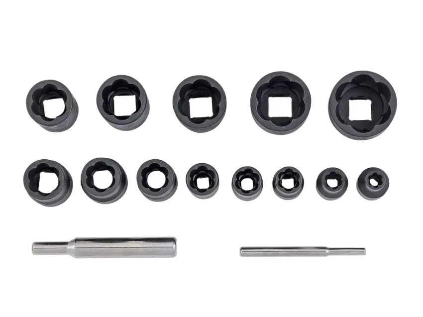 Spiral-Kraft-Stecknuss-Satz 1/4" und 1/2" 15-tlg. – parts