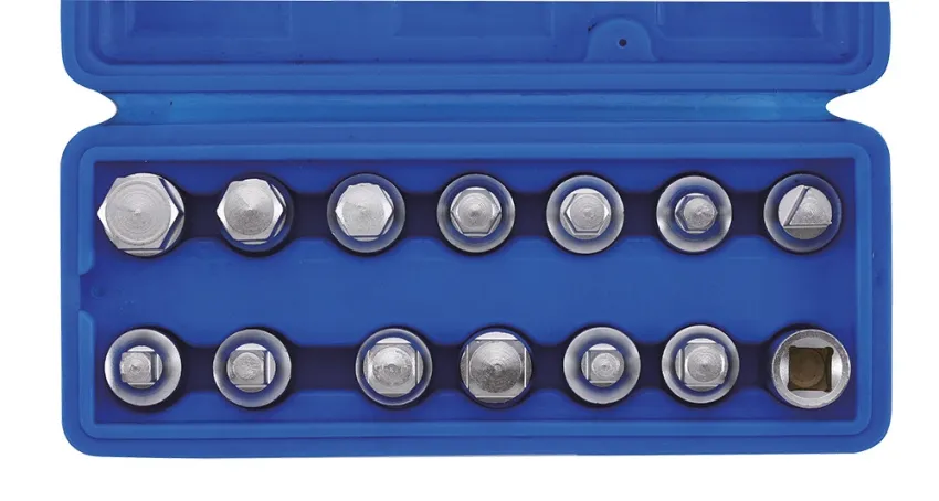 Ablassschraubenschlüssel-Satz 3/8" 14-tlg. – Produktbild