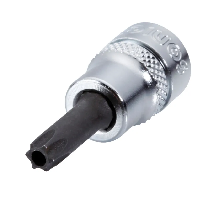 Biteinsatz 3/8" TX mit Loch T25H – (black) Seitenansicht 1000