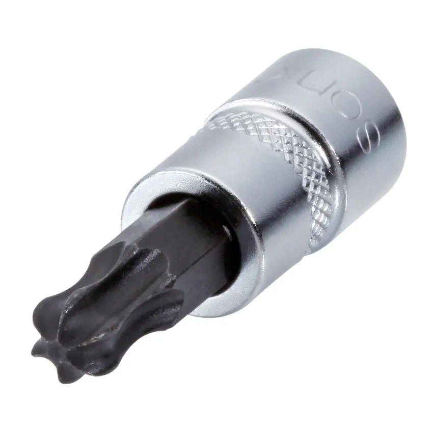 Biteinsatz 1/4" TX mit Kugel T15 – (black) Seitenansicht 1000