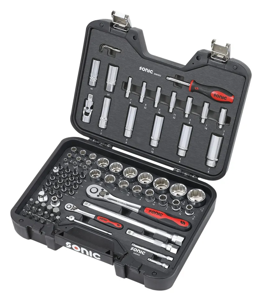 BMCS Stecknuss-Satz 1/4" und 1/2" SAE 85-tlg. – linke Seite v3 20191112