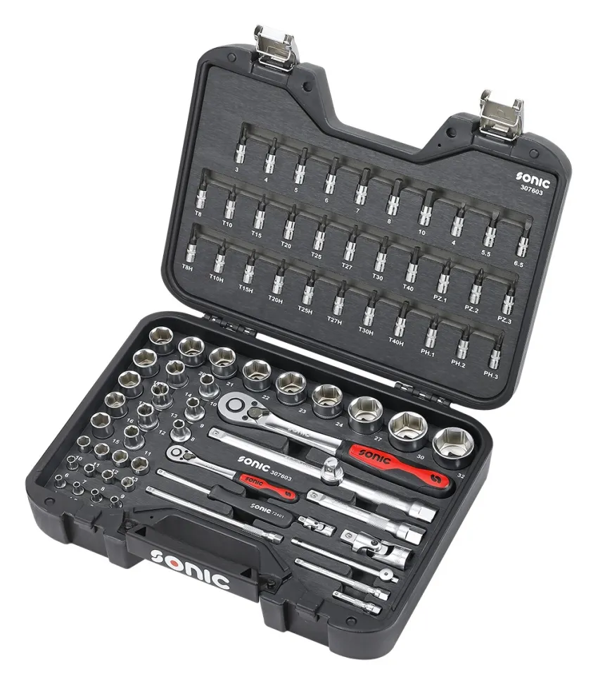 BMCS Stecknuss-Satz 1/4" und 1/2" 76-tlg. – linke Seite v2 20191112