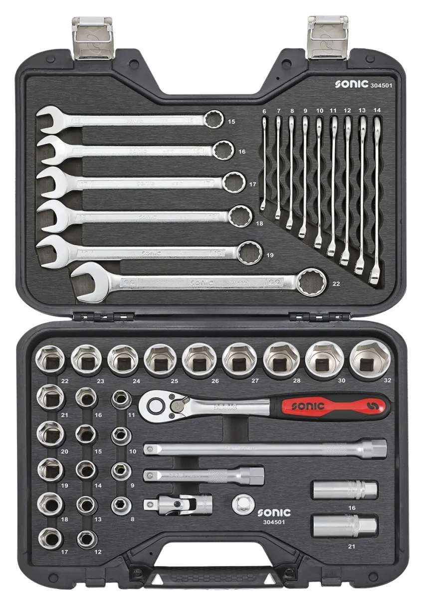 BMCS Stecknuss- und Schlüssel-Satz 1/2" 45-tlg. – v2 20191112
