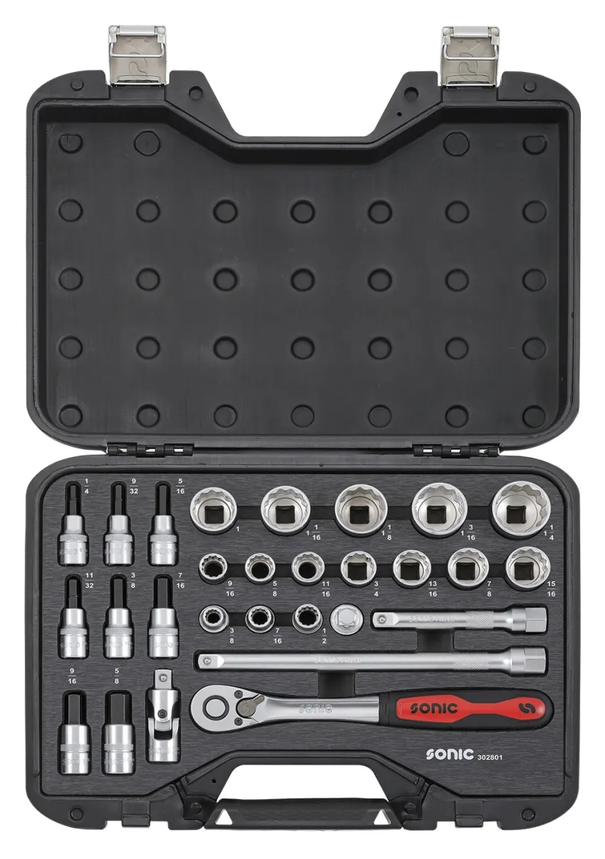 BMCS Stecknuss-Satz 1/2" SAE 28-tlg. – v2 20191112