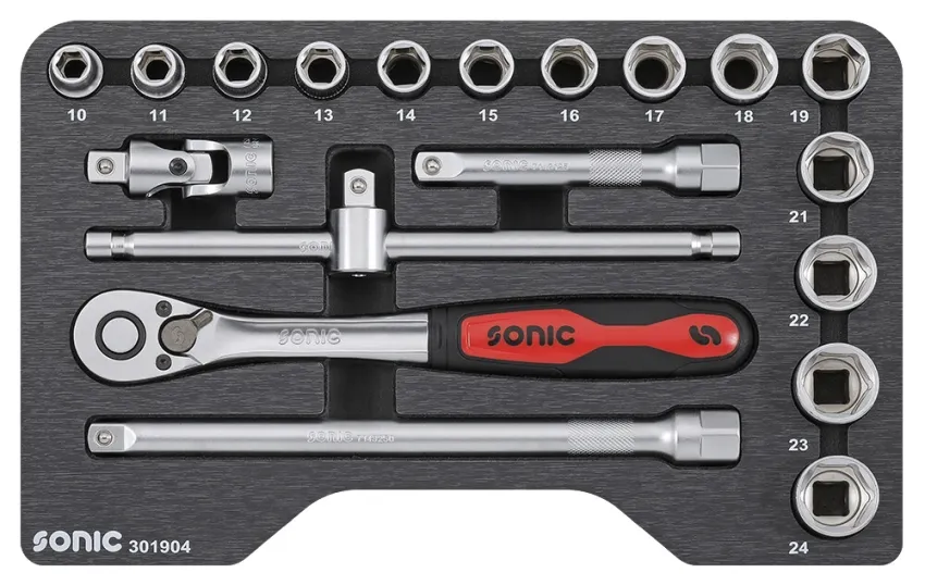 BMCS Stecknuss-Satz 1/2" 19-tlg. – sfs v2 20191112