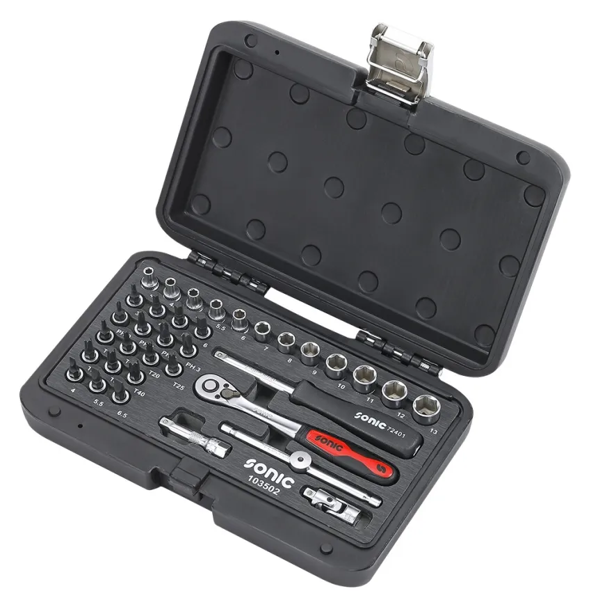 BMCS Stecknuss- und Biteinsatz-Satz 1/4" 35-tlg. – linke Seite v2 20191112