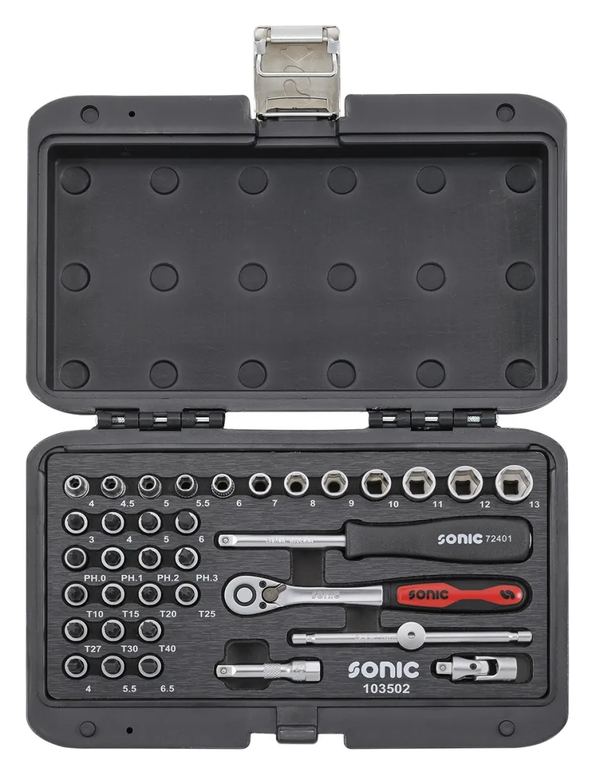 BMCS Stecknuss- und Biteinsatz-Satz 1/4" 35-tlg. – v2 20191112
