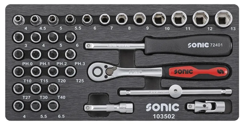 BMCS Stecknuss- und Biteinsatz-Satz 1/4" 35-tlg. – sfs v2 20191112