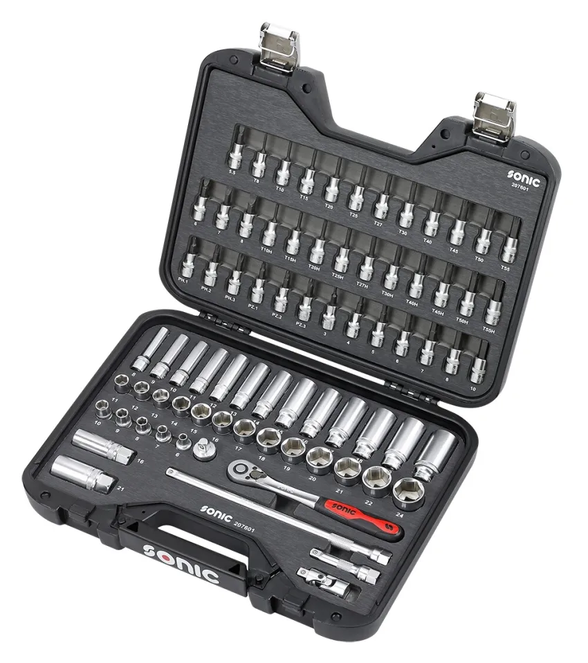 BMCS Stecknuss- und Biteinsatz-Satz 3/8" 76-tlg. – linke Seite v2 20191112