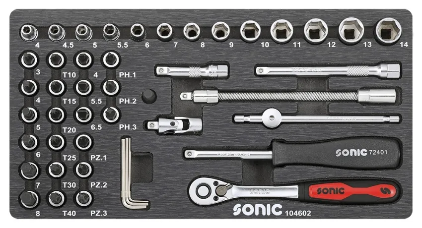 BMCS Biteinsatz-Satz 1/4" 46-tlg. – sfs v2 20191112