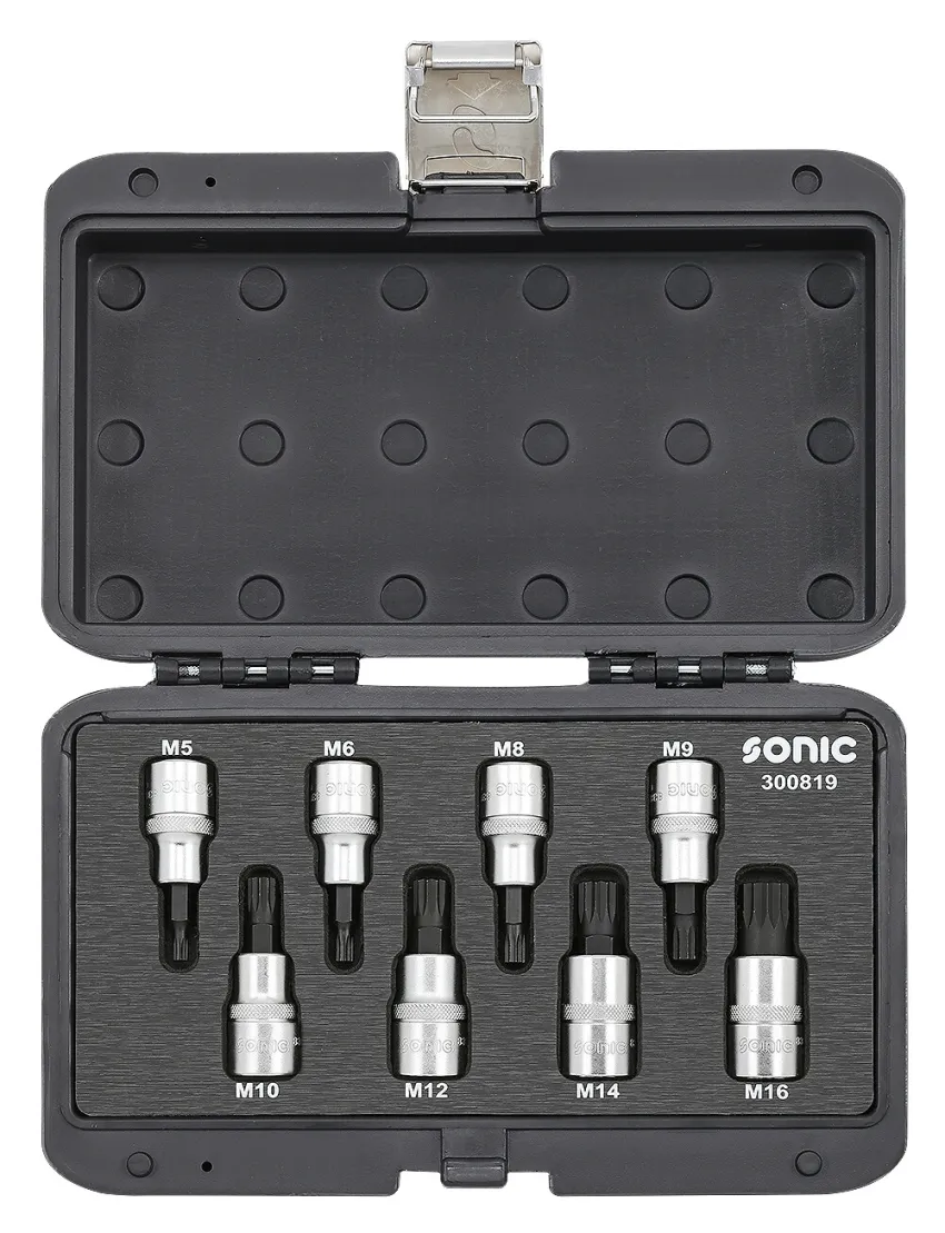BMCS Biteinsatz-Satz 1/2" Vielzahn 8-tlg. – Detailansicht