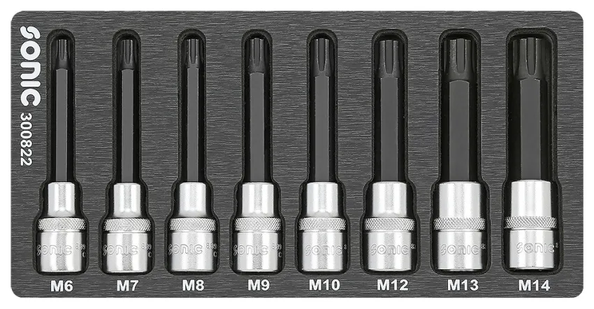 BMCS Biteinsatz-Satz 1/2" Ribe 8-tlg. – sfs