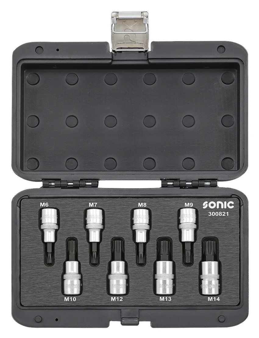 BMCS Biteinsatz-Satz 1/2" Ribe 8-tlg. – Detailansicht