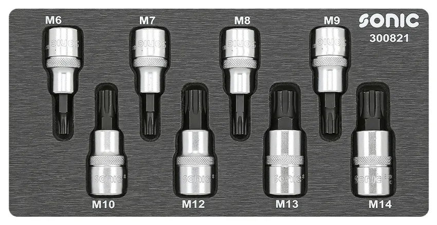 BMCS Biteinsatz-Satz 1/2" Ribe 8-tlg. – sfs