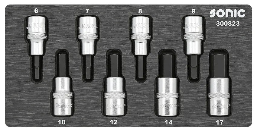 BMCS Biteinsatz-Satz 1/2" Innensechskant 8-tlg. – sfs