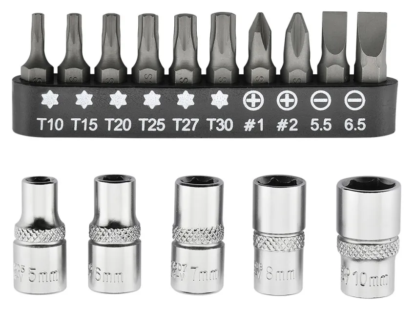 Flexibler Schraubendrehersatz mit Bits 19-tlg. – parts 1