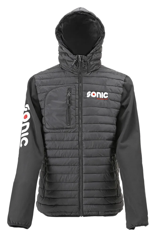 Crossover Jacke mit Kapuze L – Detailansicht