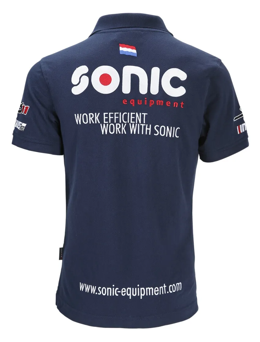 Sonic Poloshirt S – Rückansicht