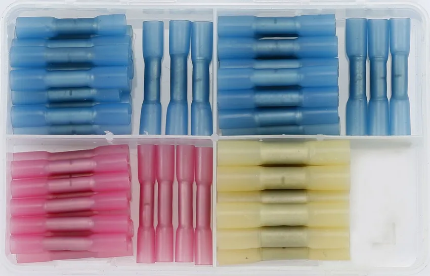 Quetschverbinder mit Schrumpfschläuche Sortiment 60-tlg. – Produktbild