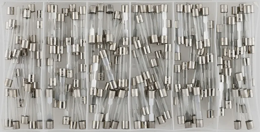 Glassicherungen-Sortiment 120-tlg. – Produktbild