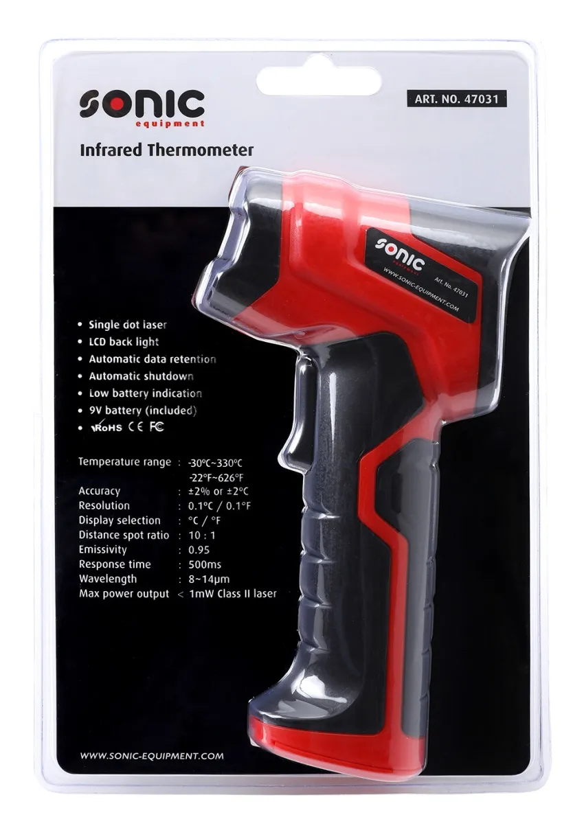 Infrarot-Thermometer -30° - 330°C – packing