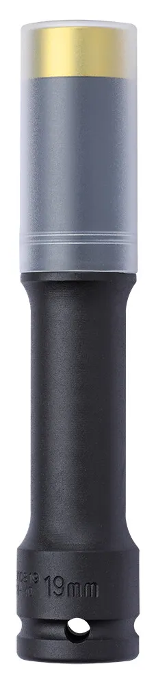 Felgen-Stecknuss 1/2" extra lang 6-kant mit Ring 19mm – Produktbild