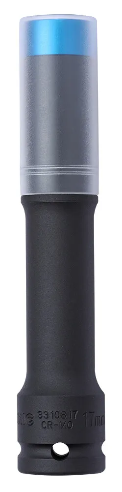 Felgen-Stecknuss 1/2" extra lang 6-kant mit Ring 17mm – Produktbild