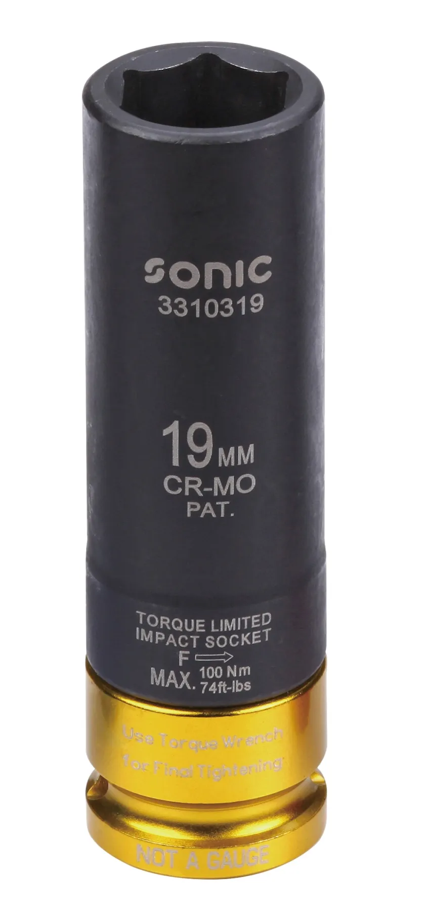 Kraft-Stecknuss drehmomentbegrenzt 1/2" 19mm – Produktbild