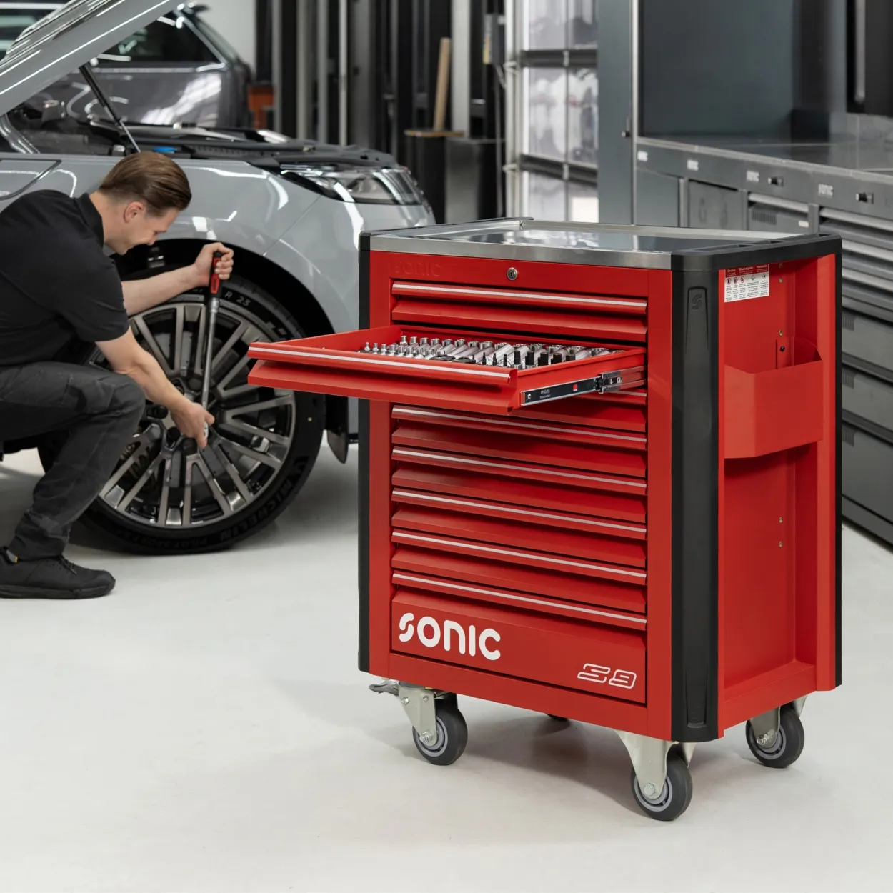 NEXT S9 Werkstattwagen rot 429-tlg. – next s9 red at work