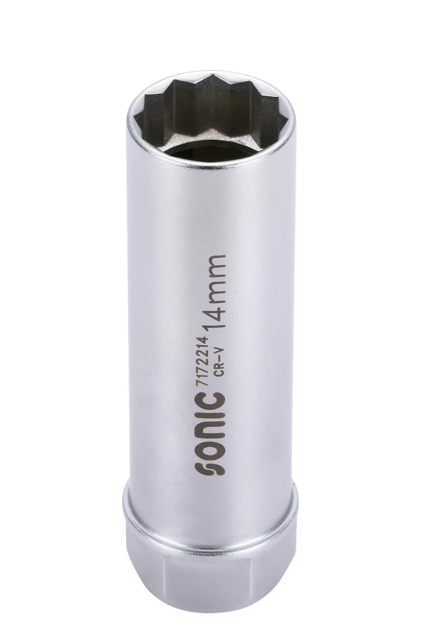 Zündkerzenstecknuss 3/8" 12-kant mit Clip 14mm – Produktbild