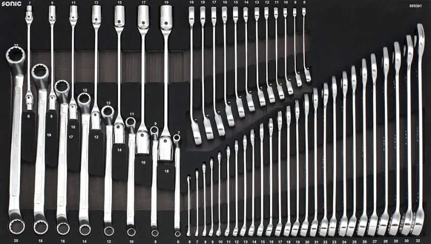 Schraubenschlüsselsatz SFS-L 53-tlg. – Produktbild
