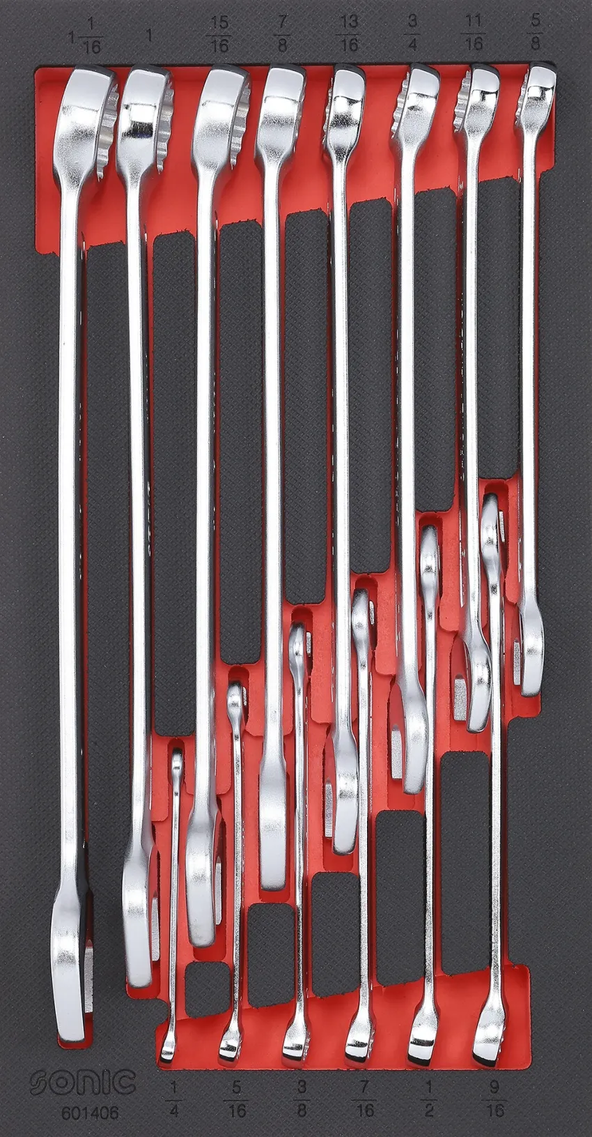 Schraubenschlüsselsatz SFS-S SAE 14-tlg. – Produktbild