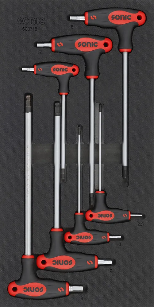 Kugelinnensechskantschlüsselsatz SFS-S 7-tlg. – Produktbild