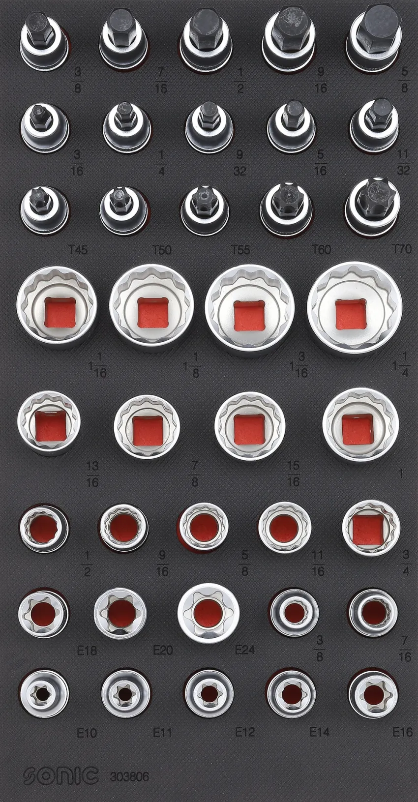 Bitsatz 1/2" SFS-S SAE 38-tlg. – Produktbild